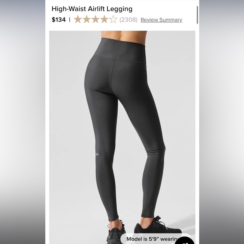 Black High-Waist Leggings and bra set